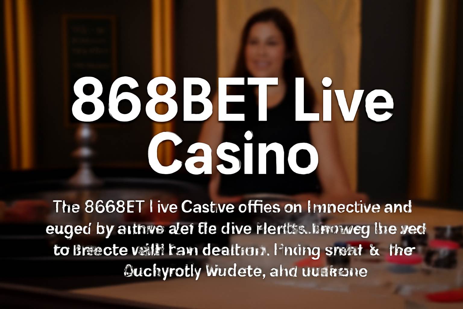 O 868BET Live Casino lança promoções regularmente